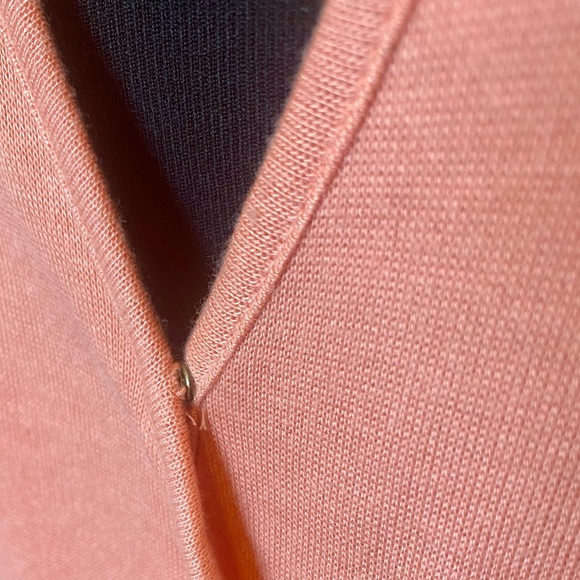 FREE PEOPLE NWT ‘Hoffman Surplice Tee” Coral Size XS - Picture 6 of 10